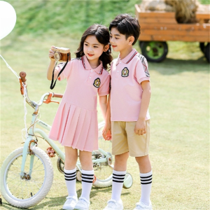夏季小学生校服大班毕业照服班服六一节表演服夏天套装