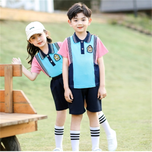 夏季幼儿园园服儿童校服套装小学生夏装班服英伦学院风毕业照服装