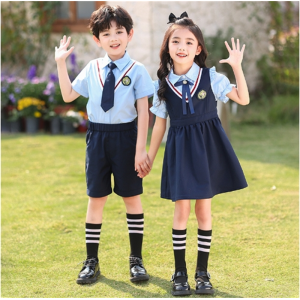 夏季英伦学院风班服套装六一合唱毕业服小学生校服夏装