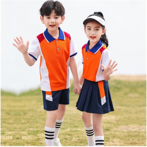 幼儿园园服夏装短袖套装儿童班服套装夏季运动装小学生毕业季校服