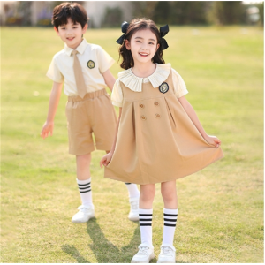 幼儿园园服儿童班服夏季学院风校服套装小学生毕业照团体服大合唱