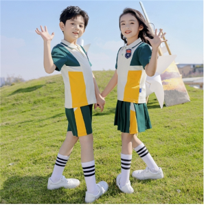 小学生校服夏款两件套儿童班服套装运动服棒球服幼儿园园服夏装潮