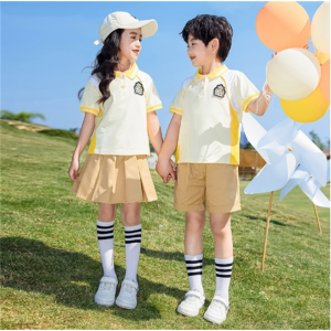 幼儿园园服夏装运动服小学生校服夏季学院风短袖套装儿童班服批发