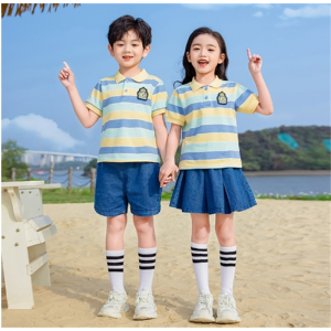 夏装大班班服运动学院风毕业服夏季小学生校服套装批发