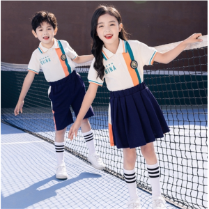 夏装毕业照服装英伦风儿童班服套装小学生校服夏季新款