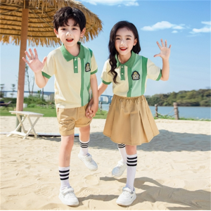 小学生校服夏季毕业服幼儿园园服儿童运动班服夏天运动会演出服装