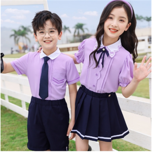 小学生校服夏装班服衬衫幼儿园园服儿童校服JK套装毕业合唱演出服