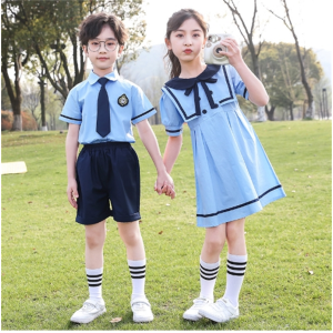 夏季幼儿园园服毕业服小学生校服表演服儿童班服英伦风演出服套装