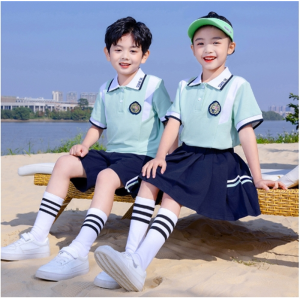 幼儿园园服夏装运动风儿童一二年级班服套装英伦毕业季小学生校服