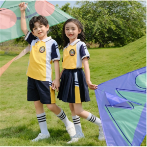 六一表演小学生校服宽松运动会夏季英伦风儿童班服
