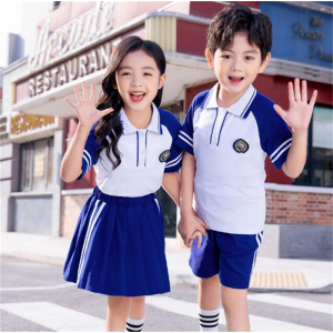 校服套装小学生夏季短袖学院风班服夏款幼儿园园服夏季短袖两件套