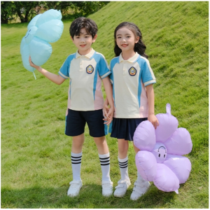 夏季小学生运动校服新款夏装儿童班服套装幼儿园园服运动两件套潮