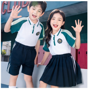 幼儿园园服夏季小学生校服六一儿童演出服班服学院风套装拍毕业照