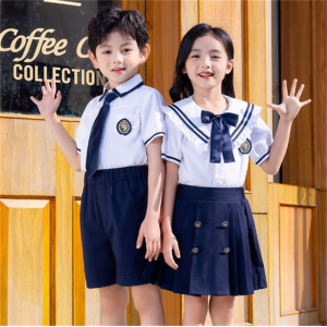 儿童合唱服中小学生诗歌朗诵表演服幼儿园园服英伦风毕业照服装夏