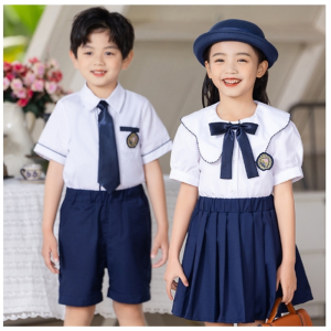 幼儿园园服夏装毕业照班服短袖运动服六一儿童套装小学生校服夏季