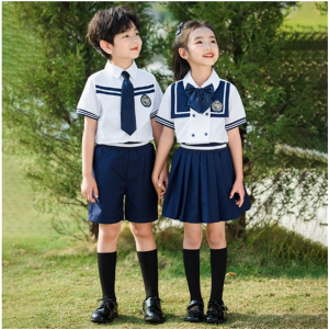毕业照服装园服夏装英伦学院风校服夏天季短袖套装班服