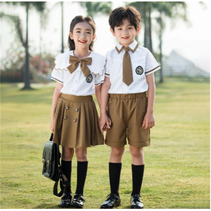 幼儿园园服英伦学院风学生班服夏季新款中小学校服演出服毕业照片