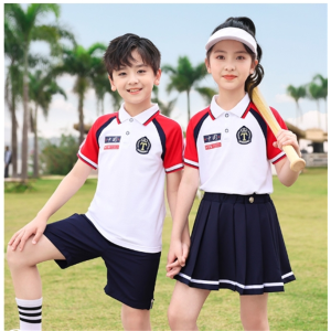 幼儿园园服夏装运动风儿童一二年级班服套装英伦毕业季小学生校服