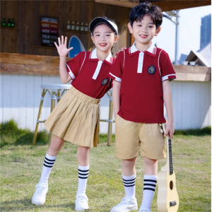 小学生校服夏季装儿童班服套装老师运动服新款幼儿园园服