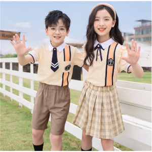 小学生校服英伦风夏西装班服儿童毕业照套装合唱演出服
