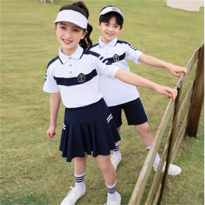 小学生校服夏装男女童短袖套装夏季儿童班服运动装夏天幼儿园园服