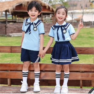 夏季学院风一年级校服女童连衣裙小学生班服夏装幼儿园园服毕业服