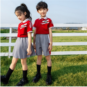 幼儿园运动会夏季新款儿童老师班服中小学生短袖两件套校服运动服