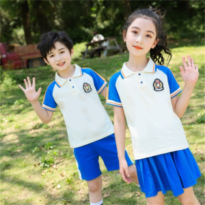 幼儿园园服夏装毕业照六一表演服小学生夏季班服校服套装儿童校服