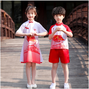 六一儿童演出服舞蹈服小学生汉服男女童表演服幼儿园合唱民族服装