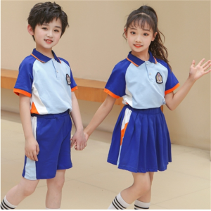 夏装学院风短袖纯棉班服小学生校服夏季套装夏季运动服