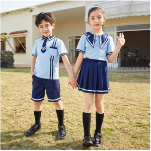 幼儿园园服儿童夏季学院风夏装一年级小学生短袖运动套装校服夏天