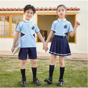夏季小学生校服套装学院风幼儿园园服批发儿童班服老师纯棉运动服