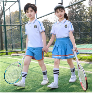 小学生校服夏季清爽学院风套装幼儿园园服老师儿童班服演出毕业服