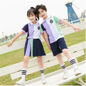 夏装儿童班服学院风运动会服装短袖套装夏季小学生校服