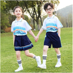幼儿园园服夏装学院风套装2023新款儿童运动会班服小学生校服批发