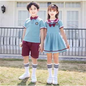 小学生校服幼儿园园服夏装儿童运动服毕业季班服学院风夏季表演服