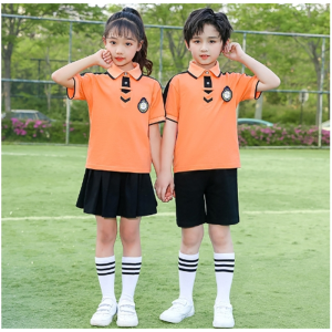 儿童校服套装夏季短袖男女童装英伦学院风中小学生班服幼儿园园服