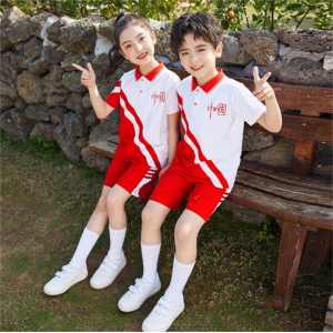 幼儿园园服夏装新款儿童休闲短袖班服表演服运动服小学生校服批发