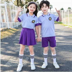 幼儿园园服夏装小学生2023新款班服夏季运动套装儿童校服毕业班服
