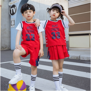 儿童篮球服短袖运动套装2023新款男孩速干衣服男女童夏装球衣批发