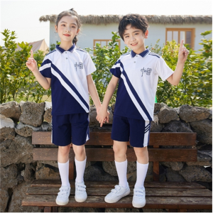 幼儿园园服夏装新款儿童休闲短袖班服表演服运动服小学生校服批发