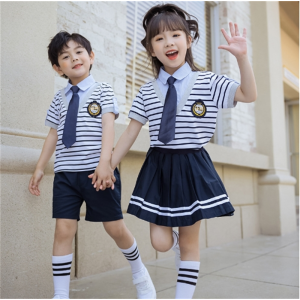 幼儿园园服夏季毕业照小学生班服新款六一儿童节合唱朗诵演出礼服