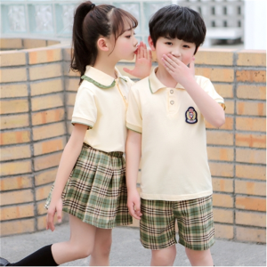 小学生校服夏季短袖幼儿园园服班服运动套装儿童学院风演出表演服