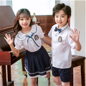 幼儿园园服夏装英伦学院风儿童校服套装小学生班服夏季毕业照服装