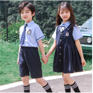 儿童校服英伦风套装小学生班服夏装幼儿园夏季园服毕业照服装短袖