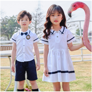 小学生校服夏装2021儿童班服韩版连衣裙英伦风演出服幼儿园园服