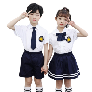 夏装小学生班服夏季校服套装英伦学院风儿童毕业照服装