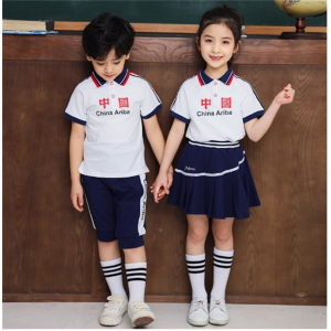 幼儿园园服夏装小学生演出服儿童班服中国风校服夏季短袖运动套装