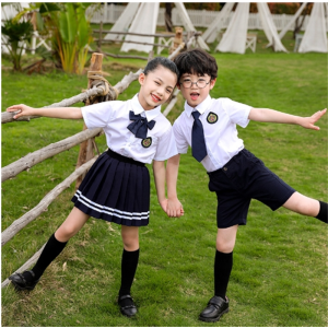 幼儿园园服夏季儿童班服英伦风套装小学生校服夏天时尚毕业照服装