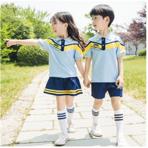 幼儿园园服夏装小学生校服运动英伦风套装一年级儿童班服毕业服夏